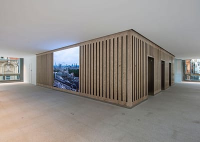 Economist Building: K&S Directors were appointed as part of the Project Management Team that was responsible for leading the design, development and installation of the entire commercial fit out & reception area.
